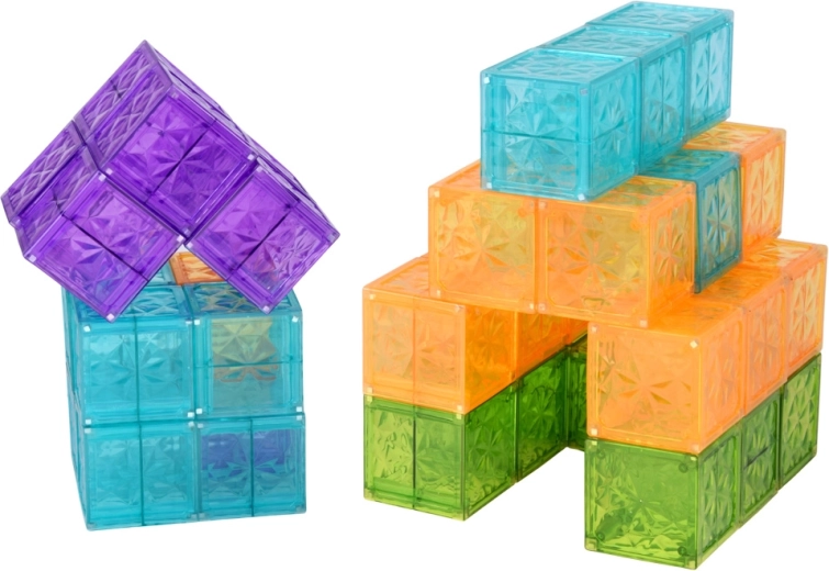 42 transparent blocks in the package