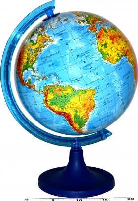 Geografinis gaublys 25 cm