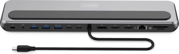 Network, audio, and cards — all at hand