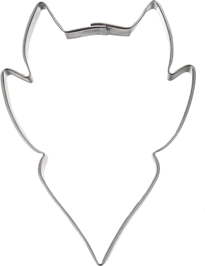 Stainless steel devil head cookie cutter