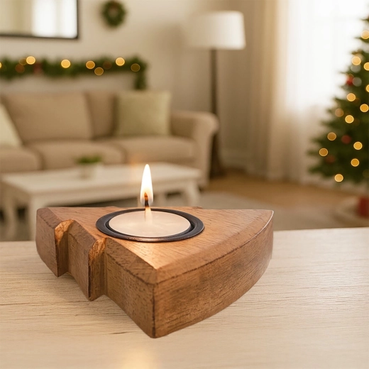 Metal insert for a tealight candle
