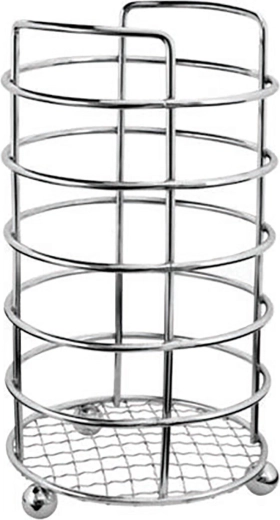 Virtuvės įrankių stovas LINEA, chromuotas, skersmuo 11 cm