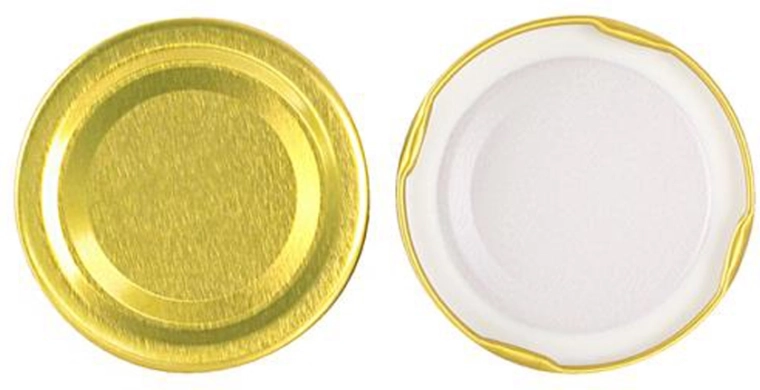 Lids for Canning Jars 58 mm, 10 pcs