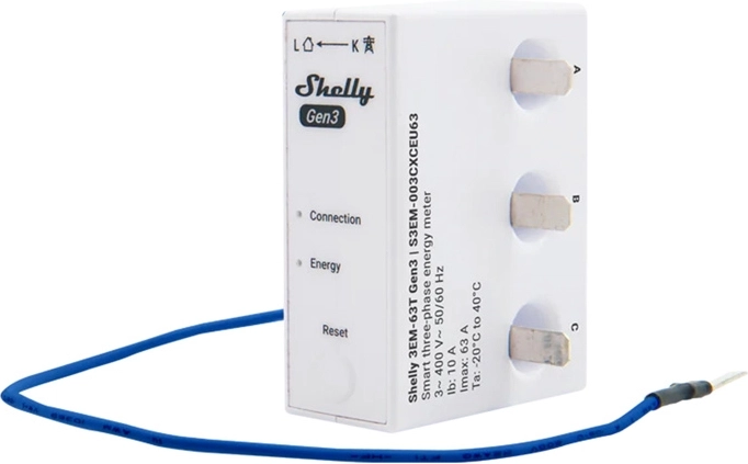 Shelly 3EM energijos suvartojimo matuoklis