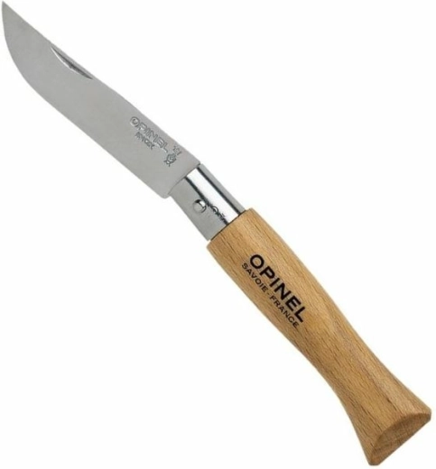 Opinel No.05 Inox pocket knife 6 cm with beech wood