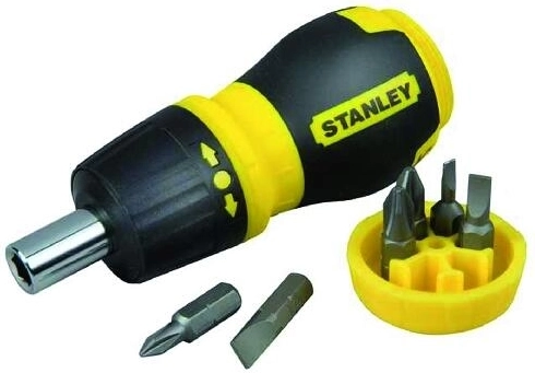 STANLEY 7-piece ratcheting multibit screwdriver