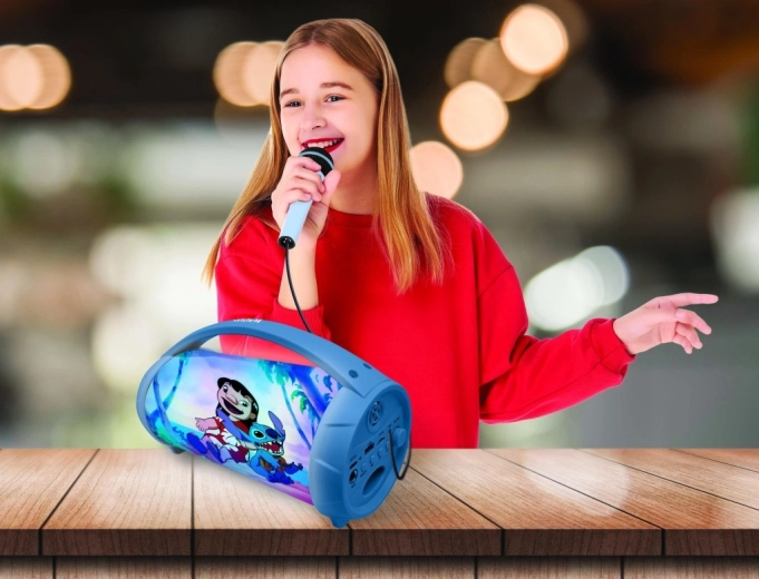 Komplekte esantis mikrofonas: vaikiška karaoke bet kada