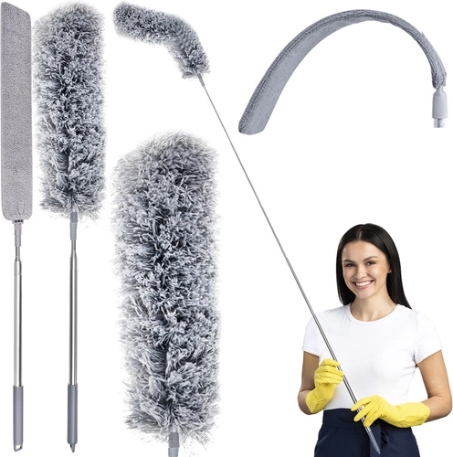 Ruhhy Telescopic Duster with 2 Attachments