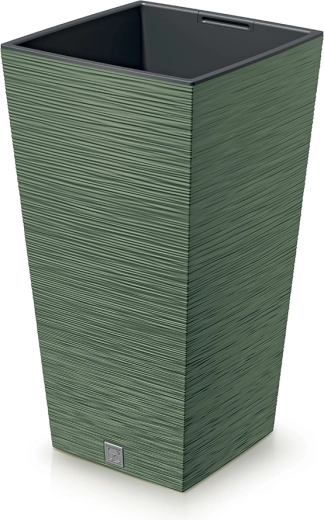 Furu Square Planter 34.5 cm earthy green