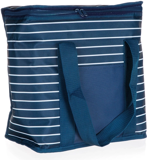 Šaldymo krepšys NICE 20 l, navy spalvos su juostomis