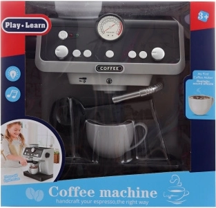 Kids' coffee maker with water and batteries - 1 piece