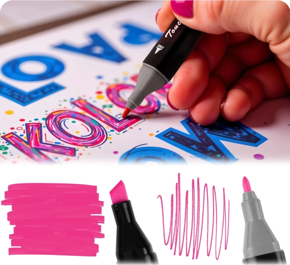 Dual tips for maximum precision and fast coloring