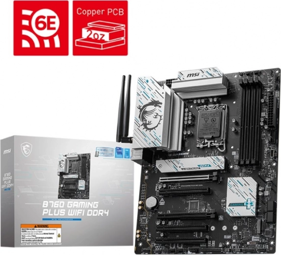MSI B760 Gaming Plus WiFi ATX Motherboard
