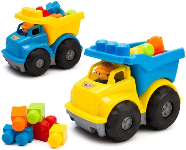 Dump truck with building blocks - 1 piece