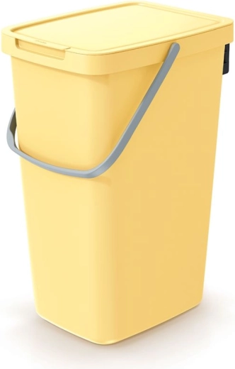 Šiukšliadėžė Systema Q Collect 20 l – šviesiai geltona