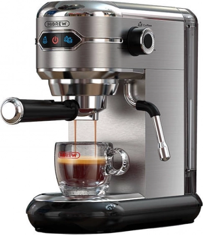 HiBREW Portafilter Espresso Machine with Milk Frother