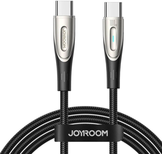 Joyroom Star-Light USB‑C į USB‑C kabelis 100 W 1,2 m juodas