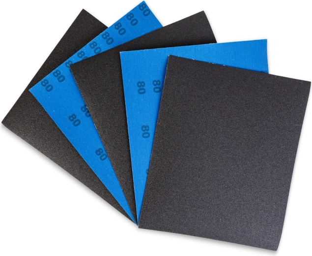 Coarse sanding with grit 80