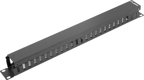 Lanberg 19" 1U Cable Organizer Type A Black