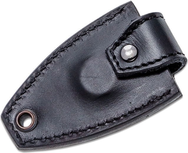 Leather sheath with magnetic closure, ambidextrous design