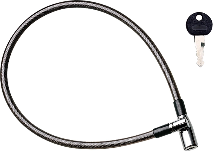 Lyninis dviračio užraktas STAR 650 mm, skersmuo 10 mm, su raktu
