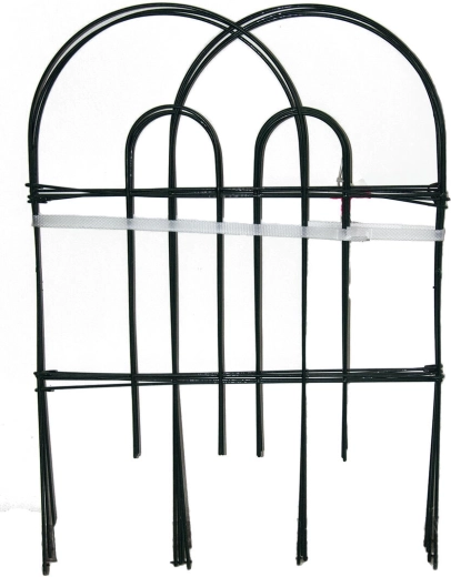 Žalia sodo tvorelė 60 cm × 3 m, metalas ir plastikas
