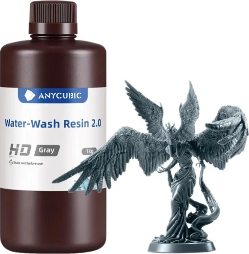 Anycubic Water-wash resin 2.0 pilka – 1 vnt.