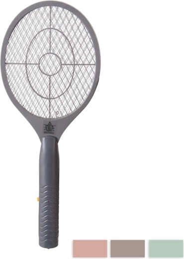 Electric insect swatter made of plastic (PP), assorted colors