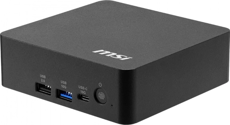 MSI Cubi NUC AI+ mini PC (Intel Core Ultra 5 322, no OS, Wi‑Fi, Bluetooth), black