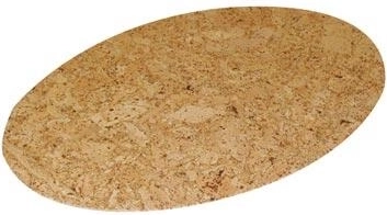 Apvalūs kamštiniai padėkliukai 15 cm (6 vnt.)