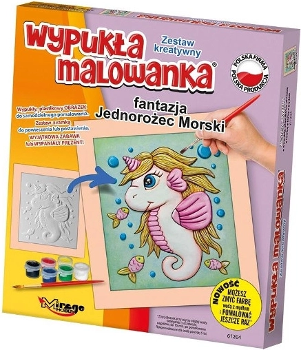 Reljefinis tapymas „Fantazija“ – narvalas nuo Mirage Hobby
