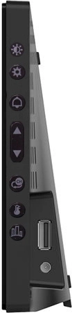 Easy operation: touch + side buttons, USB power
