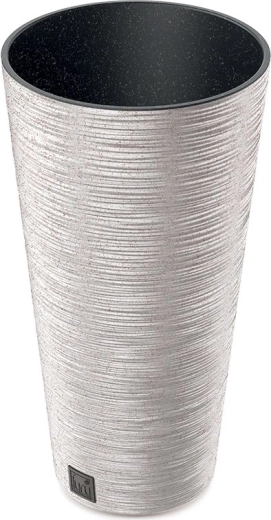 Furu Slim Eco Wood Flower Pot 30 cm White