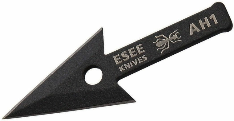 ESEE Arrowhead – anglies plieno strėlės antgalis 6 cm, juodas