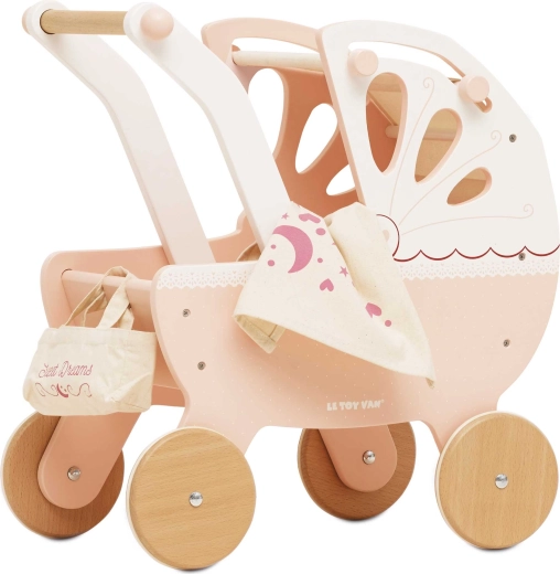 Le Toy Van wooden doll stroller Sweetdreams