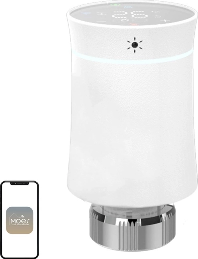 Moes ZigBee BY100 lietimu valdomas termostatinis radiatoriaus vožtuvas