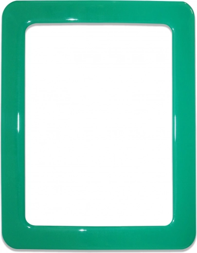 Magnetic self-adhesive frame size 16.0x11.8 cm - green