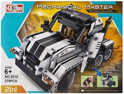 Construction building set remote-controlled car 2 in 1 - 1 piece