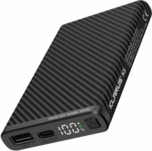 LED ekranas su talpos procentais