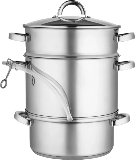 Stainless steel steam juicer 5 L