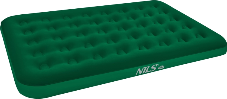 NILS Camp inflatable mattress green 191 × 137 × 22 cm