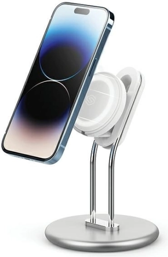 Magnetinis telefono stovas su MagSafe SODI SIM300, sidabrinis