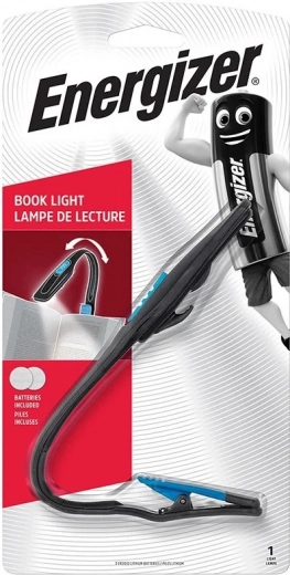 Energizer Booklite skaitymo lemputė su segtuku