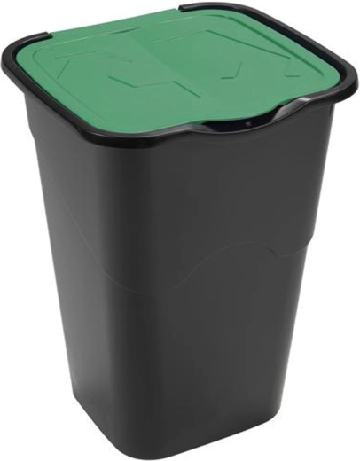 Plastikinė šiukšliadėžė HEIDRUN 50 l su atverčiamu dangčiu