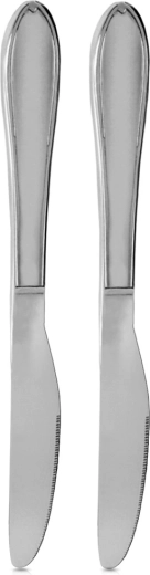 Conic Stainless Steel Table Knife Set, 2 pcs