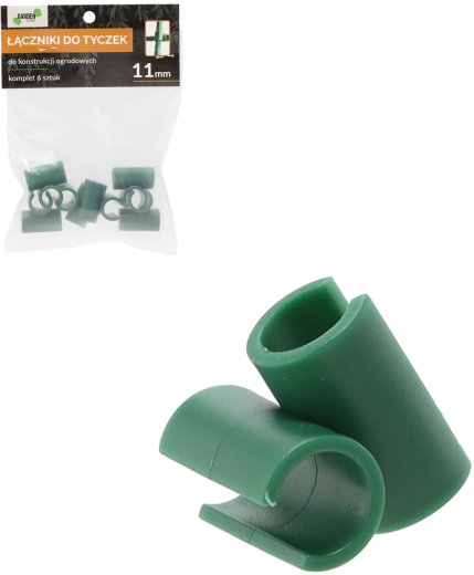 6 T formos jungčių rinkinys 11 mm sodo strypams