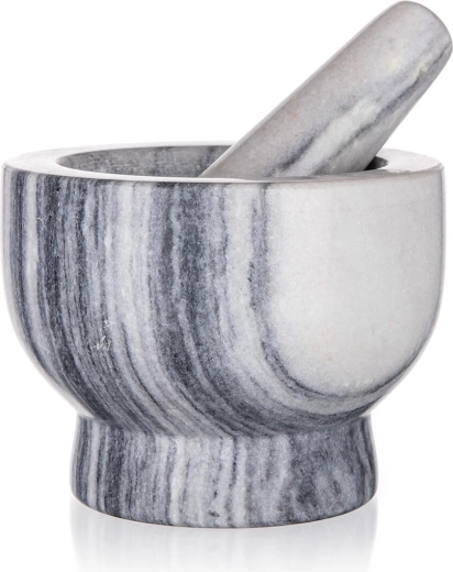 Marble Mortar and Pestle 13 cm Culinaria