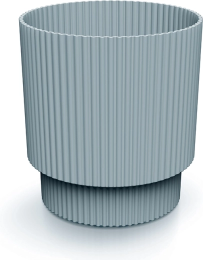 Plastic flower pot Milly Round 14.6 cm light grey
