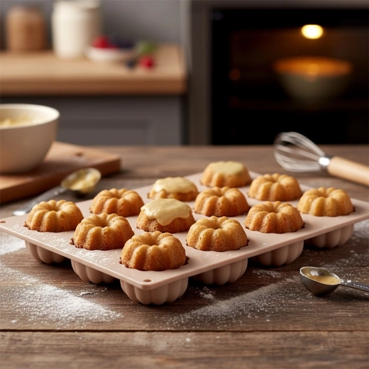 Vienu metu kepkite iki 15 mini desertų