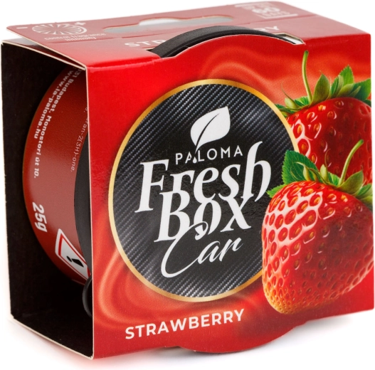 Automobilinis oro gaiviklis „Paloma Fresh box“, braškių kvapo, 25 g